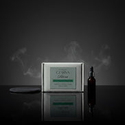 Olive wax for tealights, fireplace - Black Leather 