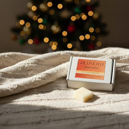 Wosk z oliwek do podgrzewaczy, kominkowy - Grudniowe Imbirlove