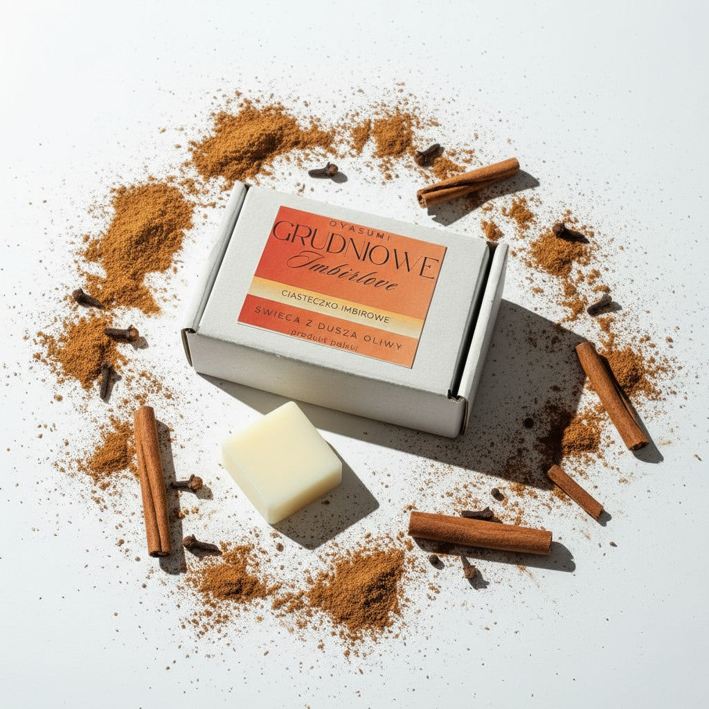 Wosk z oliwek do podgrzewaczy, kominkowy - Grudniowe Imbirlove