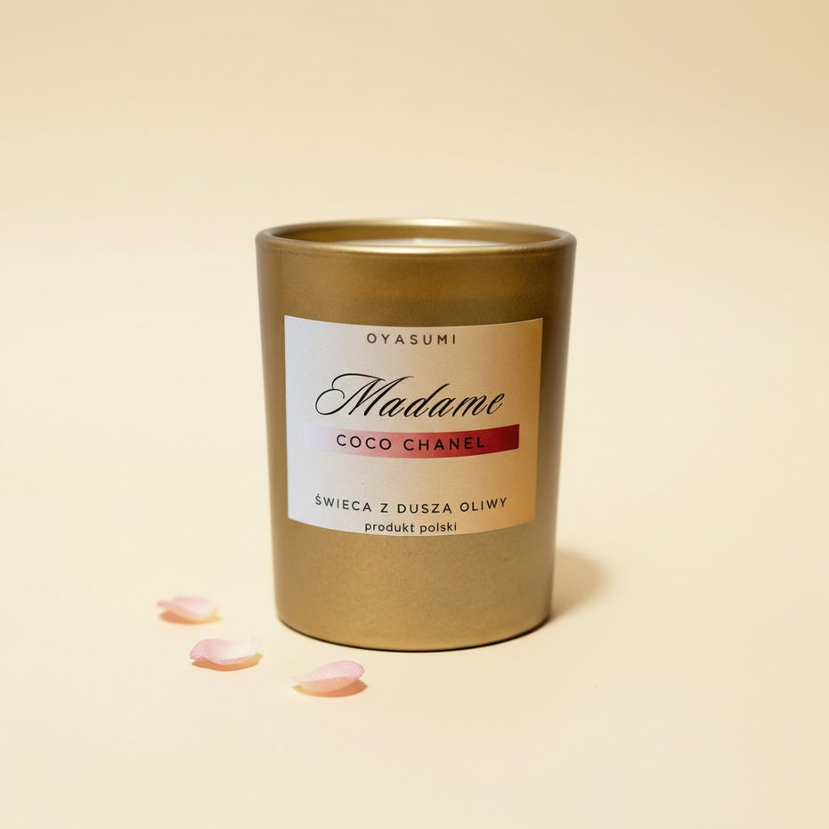 Duftkerze aus Olivenwachs Madame