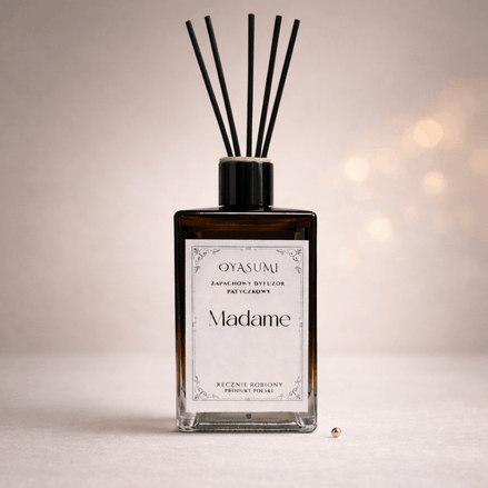 Dyfuzor zapachowy z patyczkami Madame 100 ml – paryski elegancki zapach | Oyasumi