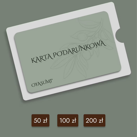 Karta podarunkowa Oyasumi
