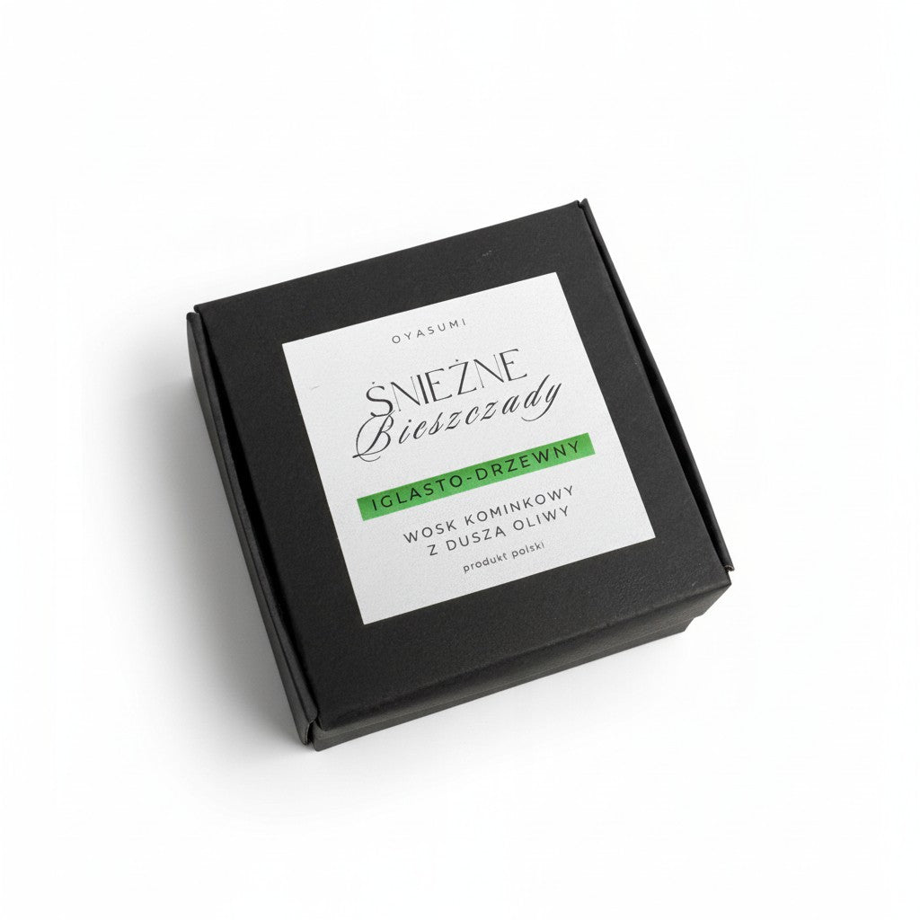 Wosk z oliwek do podgrzewaczy, kominkowy Śnieżne Bieszczady