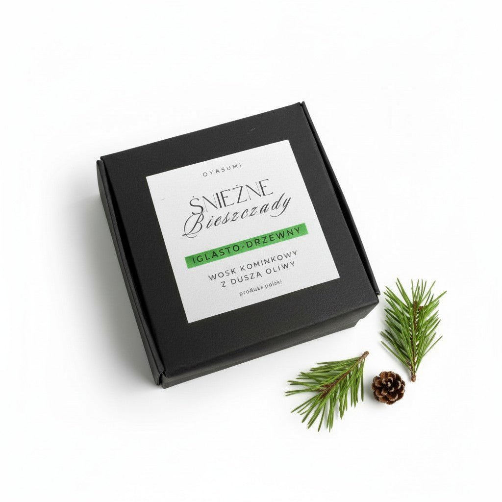 Wosk z oliwek do podgrzewaczy, kominkowy Śnieżne Bieszczady