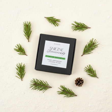 Wosk z oliwek do podgrzewaczy, kominkowy Śnieżne Bieszczady