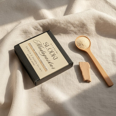 Olive wax for tealights, fireplace - Sweet Madagascar 