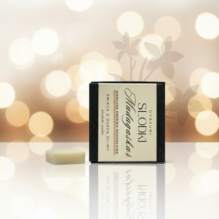 Olive wax for tealights, fireplace - Sweet Madagascar 