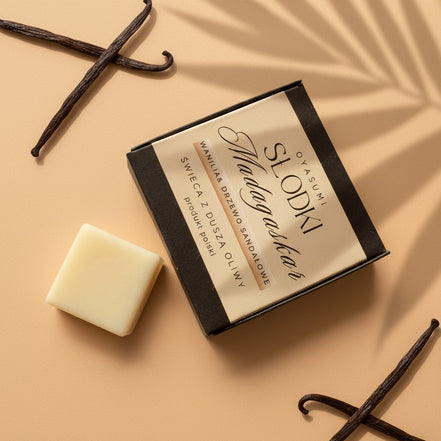 Olive wax for tealights, fireplace - Sweet Madagascar 