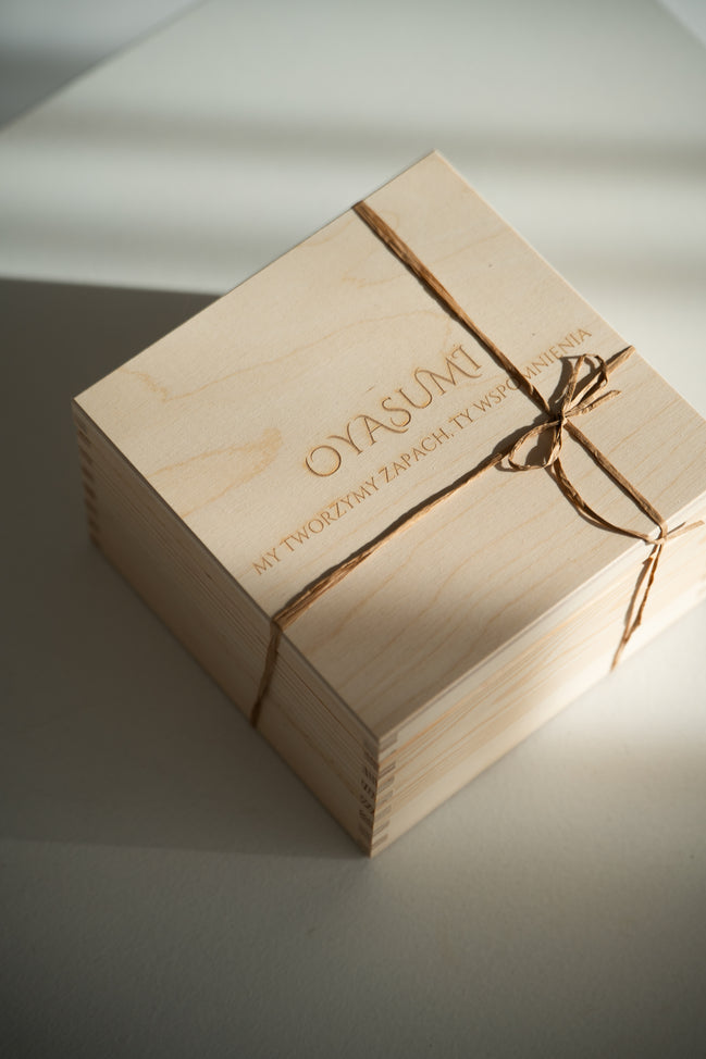 Geschenkverpackung – Geschenkbox aus Holz