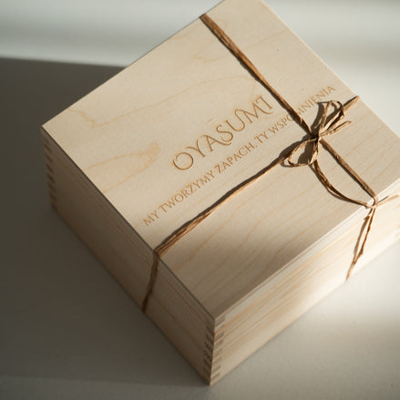 Geschenkverpackung – Geschenkbox aus Holz